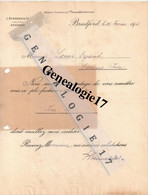 96 0136 ANGLETERRE BRADFORT Lettre J. BENNEDIK Et  Co  Dest LOUIS DYANT De VIENNE - Royaume-Uni