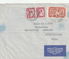 Indochine Lettre Saïgon Pour La France 1949 - Lettres & Documents