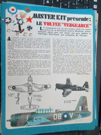 SPI920 Page De SPIROU Années 70 / MISTER KIT Présente LE VULTEE VENGEANCE FROG 1/72e - Avions