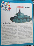SPI920 Page De SPIROU Années 70 / MISTER KIT Présente LE PANZER 38(T) ITALERI 1/35e - Vehículos Militares