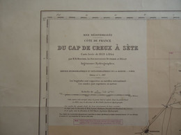 3 Cartes Marines - Mer Méditerranée - Côte De France Et D'Italie - N. 2358, N. 2474, N. 6951- - Zeekaarten