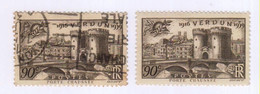 23° Anniversaire De La Victoire De Verdun - 90c Gris Brun - 1939 - YT 445 Variété Et Un Timbre Neuf - Used Stamps