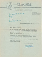 Frankfurt 1940 Deko Rechnung /Kopf " Alois Arnold Schnittmuster Atelier Zuschnitte Mode " - Textile & Clothing