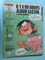 SPI920 : DOUBLE PAGE REVUE SPIROU ANNEES 70 : GASTON LAGAFFE Sortie D'un Album FRANQUIN - Gaston