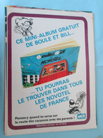 SPI920 : PAGE REVUE SPIROU ANNEES 70 : BOULE ET BILL - SORTIE ALBUM PUBLICITAIRE NOVOTEL - Boule Et Bill