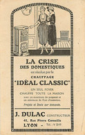 LYON  Publicité Pour Chauffage Ideal Classic - Lyon 3