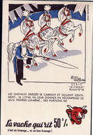 BUVARD - CIRQUE - LA VACHE QUI RIT - N°10 - LES CHEVAUX DRESSES - - C