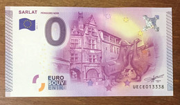 2015 BILLET 0 EURO SOUVENIR DPT 24 SARLAT 3 OIES ZERO 0 EURO SCHEIN BANKNOTE PAPER MONEY - Private Proofs / Unofficial