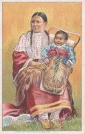 Indien D'Amérique Du Nord - Indienne Et Son Enfant Buffalo Bill 's Wild West - America