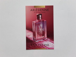 L'OCCITANE "    " ARLESIENNE "   Carte à Parfumer . - Modernes (à Partir De 1961)