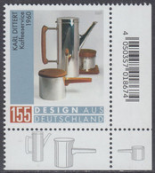 !a! GERMANY 2020 Mi. 3566 MNH SINGLE From Lower Right Corner - Design From Germany: Dittert, Coffee Service - Nuevos