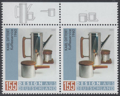 !a! GERMANY 2020 Mi. 3566 MNH Horiz.PAIR W/ Top Margins (b) - Design From Germany: Dittert, Coffee Service - Unused Stamps