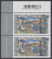 !a! GERMANY 2020 Mi. 3567 MNH Vert.PAIR From Upper Left Corner - Legendary Germany: Loreley - Nuevos