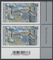 !a! GERMANY 2020 Mi. 3567 MNH Vert.PAIR From Lower Right Corner - Legendary Germany: Loreley - Nuevos