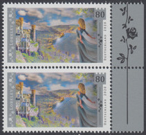 !a! GERMANY 2020 Mi. 3567 MNH Vert.PAIR W/ Right Margins (b) - Legendary Germany: Loreley - Nuevos