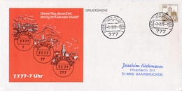 Berlin, PU, BuSchl. 30,  777 Überlingen, Bodenseel, Datum 7.7.77--7 - Private Covers - Used