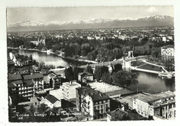 9361" TORINO-LUNGO PO AL VALENTINO"BATTELLO SUL PO  - FOTO ORIGINALE-CARTOLINA SPEDITA 1955 - Mehransichten, Panoramakarten