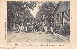 Thème Sport: Pétanque-Jeu De Boules.  Œuvres Des Jeux Du Soldat Adresse  Exp Granville 50 ???             ( Voir Scan) - Boule/Pétanque