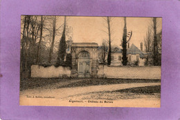 Delcampe - 95 ARGENTEUIL Château Du Marais Carte Toilée - Argenteuil