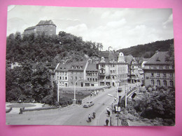 Germany DDR: GREIZ - Oberen Schloß, Elsterbrücke, Kreissparkasse, Altes Auto Wartburg - Posted 1972 - Greiz