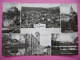 Germany DDR: GREIZ - Schloß, Gesamtasicht, Schwanenhäuschen, Rathaus, Parksee - Posted 1973 - Greiz