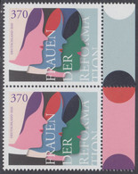 !a! GERMANY 2020 Mi. 3569 MNH Vert.PAIR W/ Right Margins (a) - Women Of Protestant Reformation: Contours Of Women - Neufs