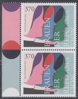 !a! GERMANY 2020 Mi. 3569 MNH Vert.PAIR W/ Left Margins (b) - Women Of Protestant Reformation: Contours Of Women - Neufs