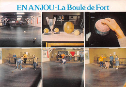 Thème Sport: Pétanque-Jeu De Boules  .En Anjou. La  Boule De Fort     10x15 - ( Voir Scan) - Petanca