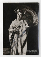 Cx19) Italian Opera Singer Assinada EDY AMEDEO Teatro Massimo Palermo 15x10,5cm Autographed Autograph - Autographs