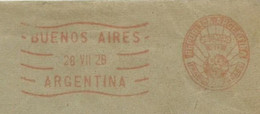 EMA METER STAMP FREISTEMPEL TYPE A1 ARGENTINA BUENOS AIRES 1926 BANCO FRANCES ITALIANO - Automatenmarken (Frama)