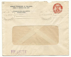 EMA METER STAMP FREISTEMPEL TYPE A1 ARGENTINA BUENOS AIRES 1933 BANCO FRANCES ITALIANO - Vignettes D'affranchissement (Frama)