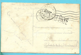 Kaart Stempel LIEGE / LUIK 1  Met Stempel  PORT PAYE  (noodstempel) - Fortune Cancels (1919)