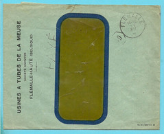 Brief Stempel FLEMALLE , Met Stempel PAYE  (noodstempel) - Fortune Cancels (1919)