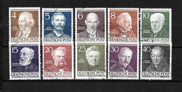 LOTE 2115 /// ALEMANIA BERLIN 1952 - YVERT Nº: 77/86 - CATALOG/COTE: 62€  ¡¡¡ OFERTA - LIQUIDATION - JE LIQUIDE !!! - Used Stamps