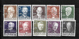 LOTE 2115 /// ALEMANIA BERLIN 1952 - YVERT Nº: 77/86 - CATALOG/COTE: 62€  ¡¡¡ OFERTA - LIQUIDATION - JE LIQUIDE !!! - Used Stamps