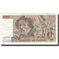 France, 100 Francs, Delacroix, 1982, TTB, Fayette:69.6, KM:154b - 100 F 1978-1995 ''Delacroix''
