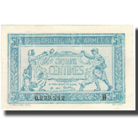 France, 50 Centimes, 1917-1919 Army Treasury, SPL, Fayette:VF01.08, KM:M1 - 1917-1919 Tesoreria Delle Armate