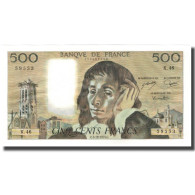 France, 500 Francs, Pascal, 1974-12-05, SUP+, Fayette:71.12, KM:156c - 500 F 1968-1993 ''Pascal''