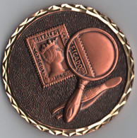 Grosse Médaille En Bronze 62 Mm X 5 Mm  Avec  Un Pendentif  40 Mm  Ficado - Uniformes Recordatorios & Misc