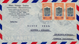 BOLIVIA , SOBRE CIRCULADO , LA PAZ - LENZKIRCH, CORREO AÉREO , FUNDACIÓN DE LA PAZ - Bolivia