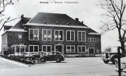 GESVES - Vue Peu Courante Sur La MAISON COMMUNALE - Vieilles Voitures BELGIUM Automobilia Edit. Librairie Detry - Gesves