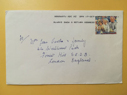 1994 BUSTA  NUOVA ZELANDA NEW ZEALAND BOLLO NATALE CHRISTMAS NOEL OBLITERE' - Lettres & Documents