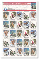 Canada 1987, Postfris MNH, Christmas Seals, Birds - Stamped Labels (ATM) - Stic'n'Tic