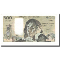 France, 500 Francs, Pascal, 1985, 1985-04-03, TTB+, Fayette:71.33, KM:156e - 500 F 1968-1993 ''Pascal''