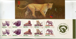 Südafrika South Afica Markenheftchen Booklet 26.1.98 Mi# 1117-21 Postfrisch/MNH - Fauna Big 5 - Libretti