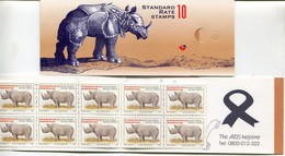 Südafrika South Africa Markenheftchen Booklet.98 Mi# 896II Postfrisch/MNH - Fauna Rhino, Aids Help Line Cover - Libretti