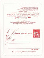 Carte Pneumatique Chaplain 12f Neuve - Pneumatische Post