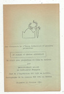 Programme ,les Cheminots De L'union Catholique D'Asnières , Du Sahara Au Hoggar Mystérieux ,1955, Frais Fr 1.55 E - Programma's