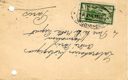 1938- C P Commerciale De PONDICHERY Pour Paris - Affr. N°89  Oblit. Ovale De Pondichéry - Storia Postale