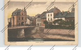 5560 WITTLICH, Lieser-Brücke, 1920, Kl. Druckstelle - Wittlich